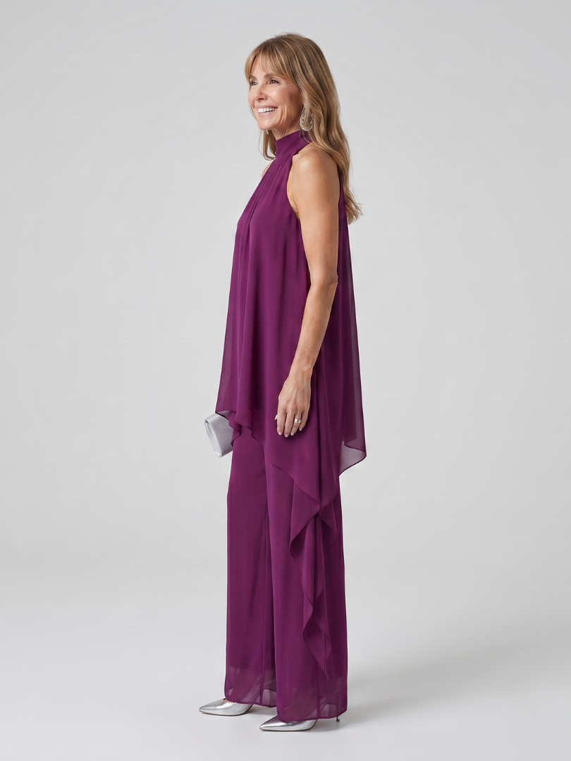 Bearim | Halterneck Asymmetric Tunic Set