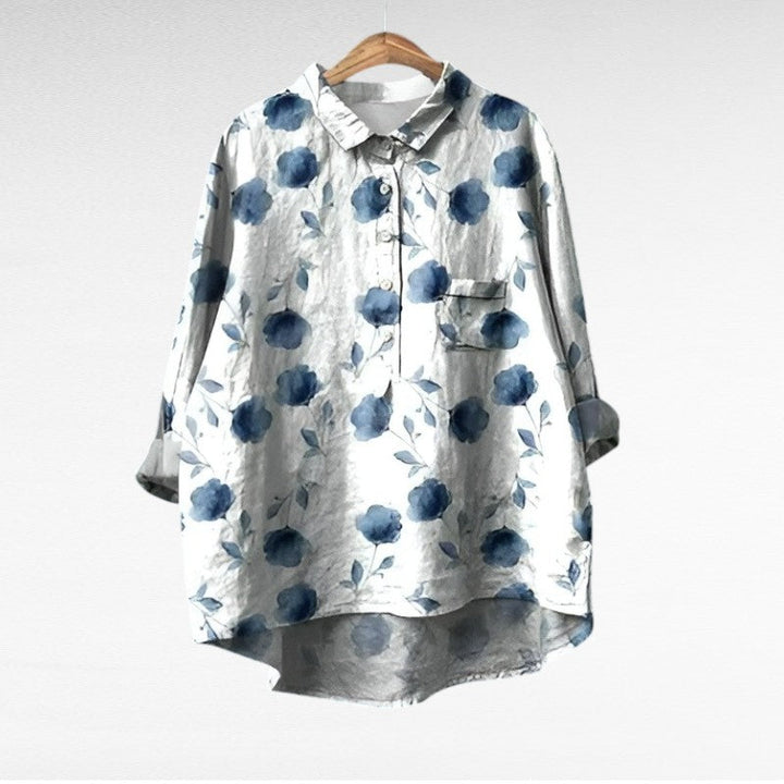 Camille | Elegant Linne Sommarblus