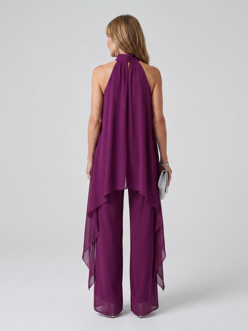 Bearim | Halterneck Asymmetric Tunic Set