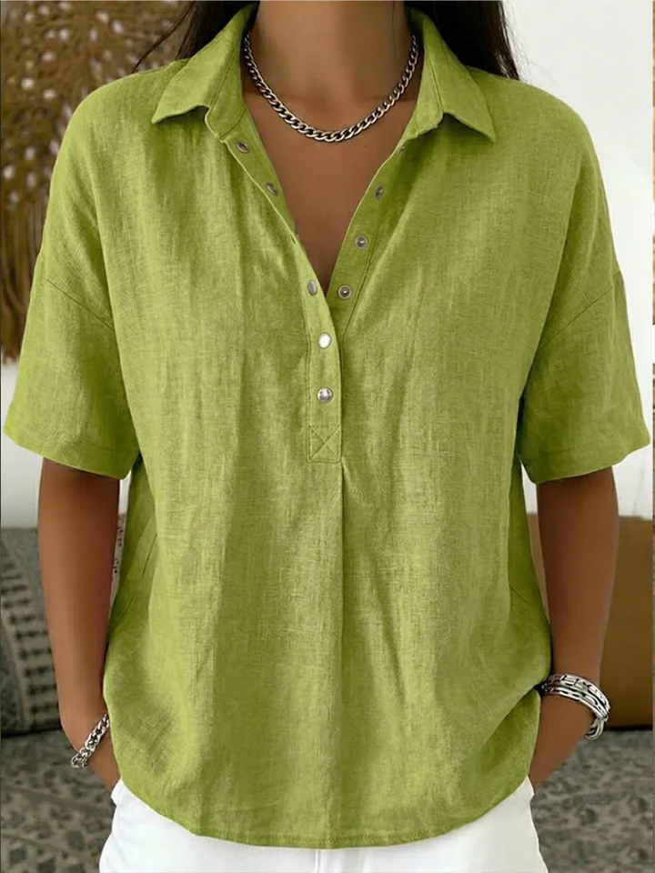 Claire | Blouse with Collar and Buttons