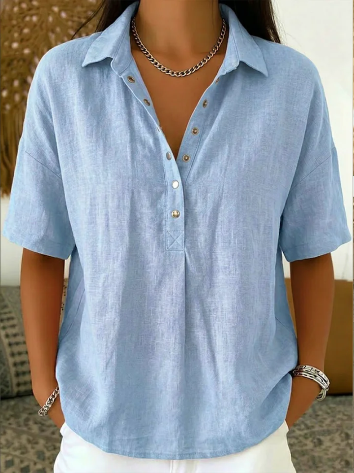 Claire | Blouse with Collar and Buttons