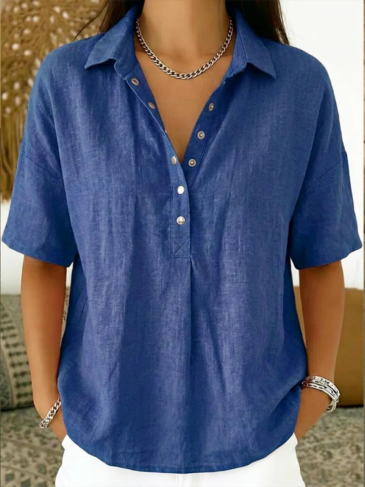 Claire | Blouse with Collar and Buttons