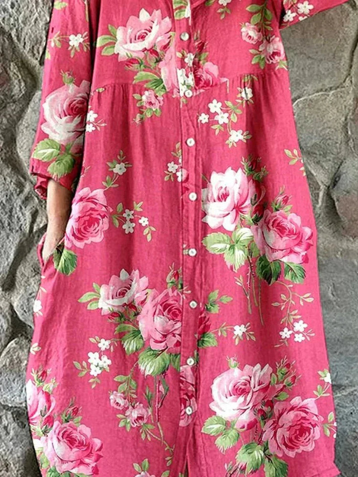 Nira | Artistic Floral Dress
