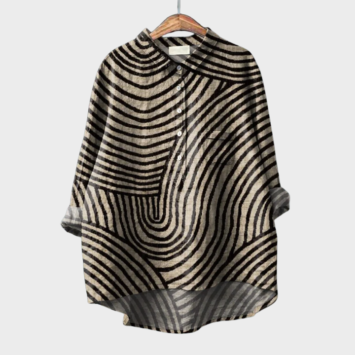Melina | Elegant Linne Sommarblus