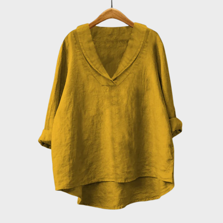 Samantha | Elegant Linne Sommarblus