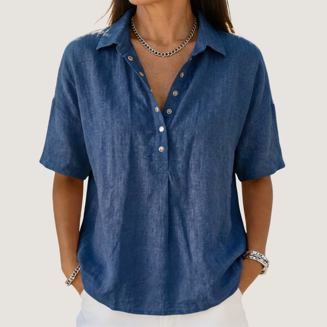 Claire | Blouse with Collar and Buttons