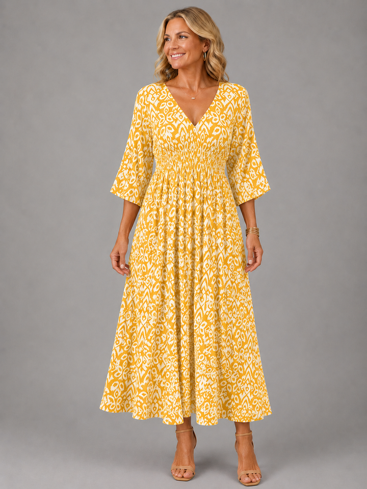 Althea™ | Bohemian Flowing Midi Dress