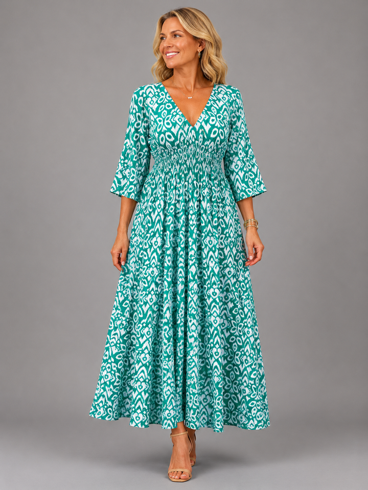 Althea™ | Bohemian Flowing Midi Dress