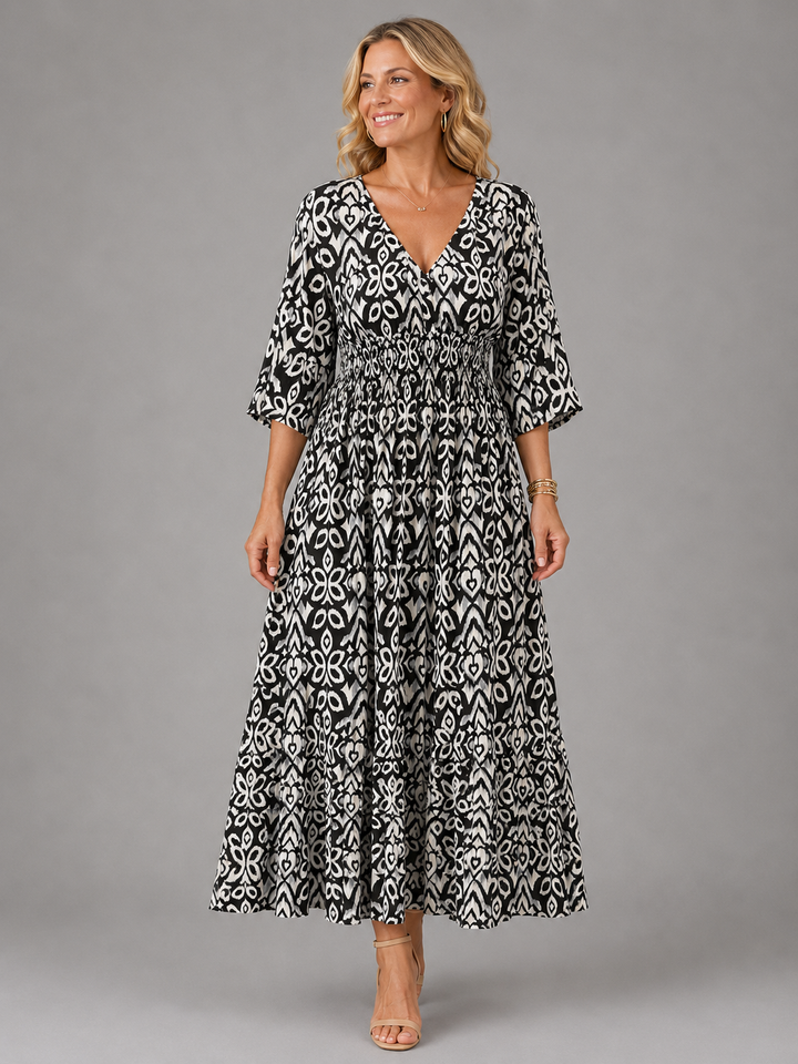 Althea™ | Bohemian Flowing Midi Dress