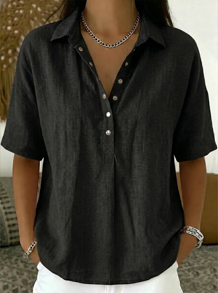 Claire | Blouse with Collar and Buttons