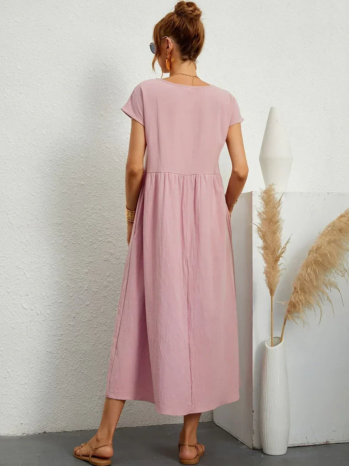 Gabrielle™ | Flowing Midi Timeless Elegance Dress