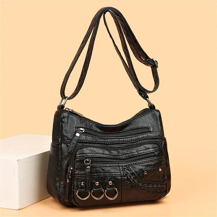 Lilith - Tidlös Multi-Lager Crossbody Väska