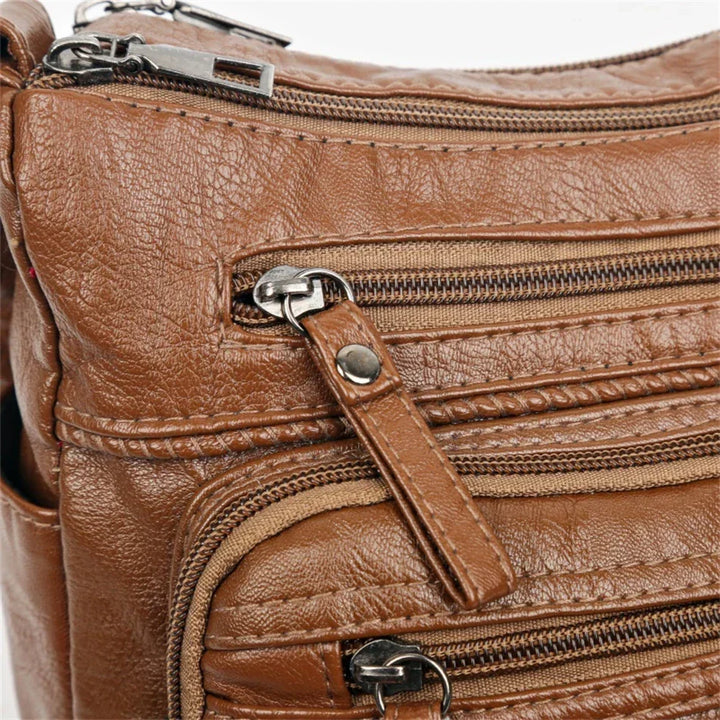 Lilith - Tidlös Multi-Lager Crossbody Väska