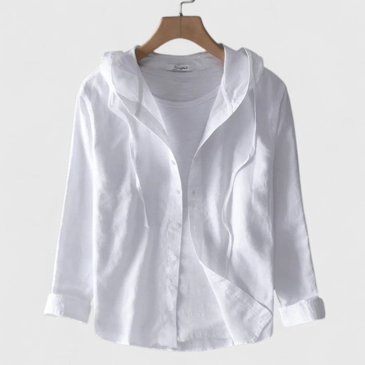 Demi | Elegant Blouse with Hood
