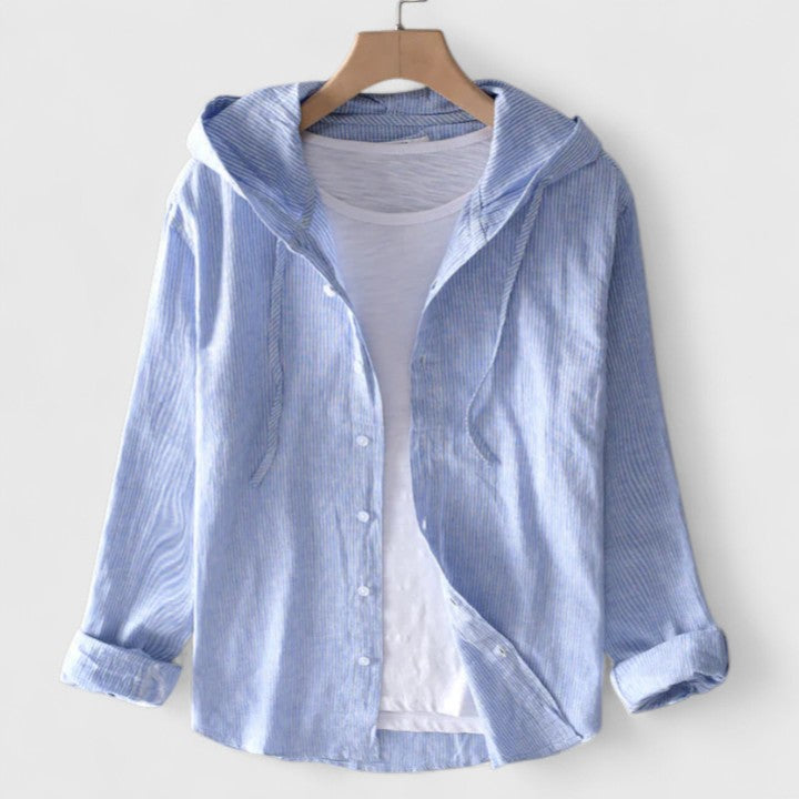 Demi | Elegant Blouse with Hood