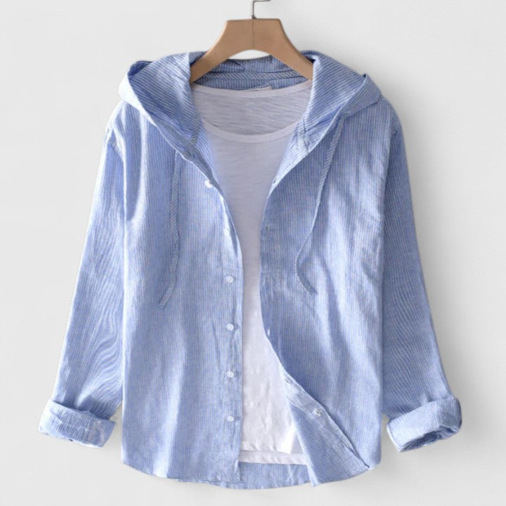 Demi | Elegant Blouse with Hood