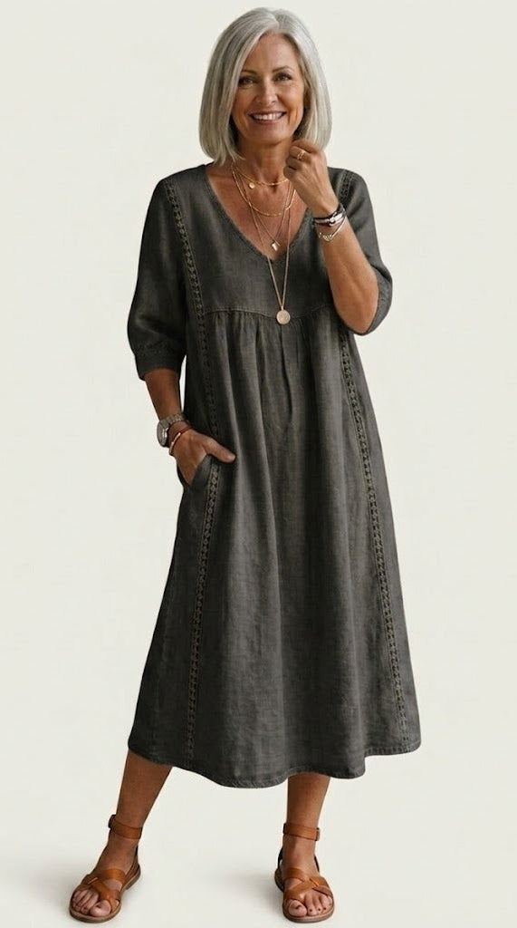Juliette | Elegant A-Line Maxi Dress